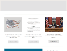 Tablet Screenshot of anti-slapp.org
